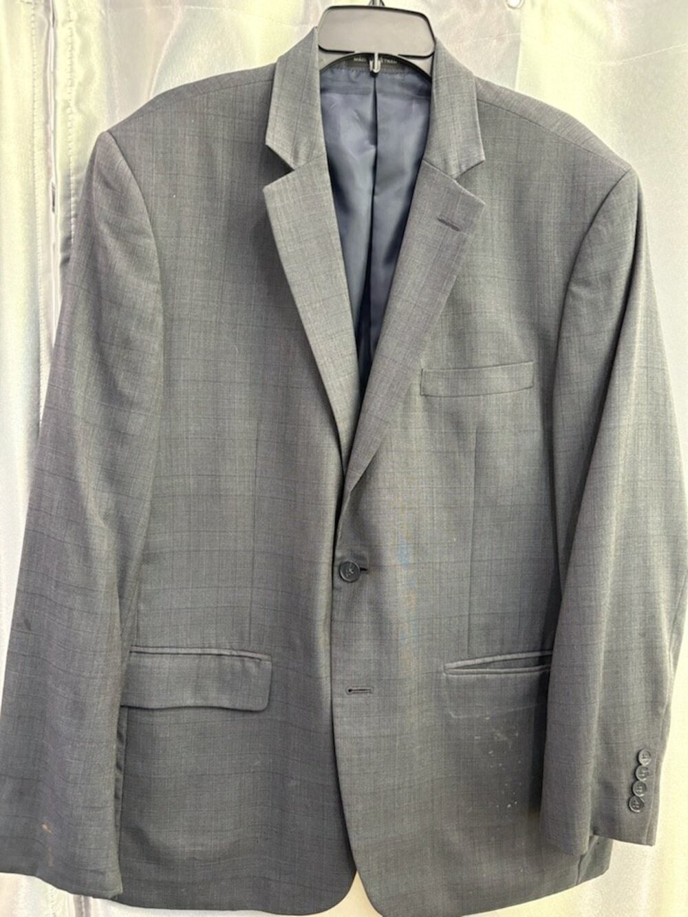 Jones New York Gray Print Blazer